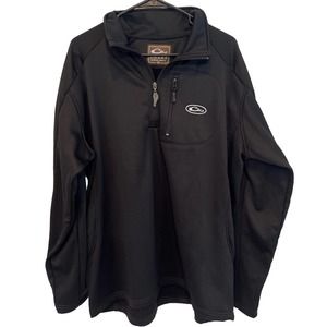 Drake waterfowl men’s large pullover 1/4 zip black
